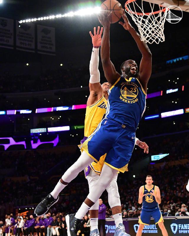 格林谦称勇士非争冠队 但他们把大热湖人踩在脚下